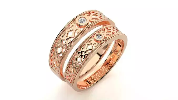 Band ring - nhan nu   1335