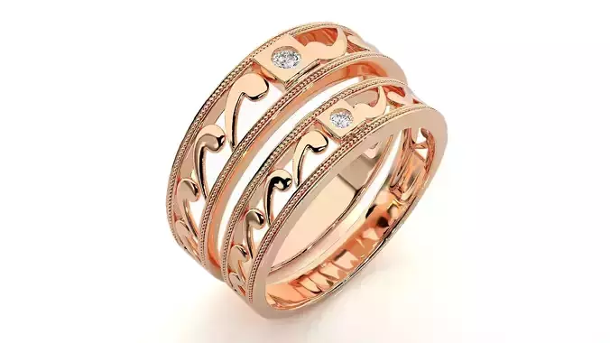Band ring - nhan nu    1330
