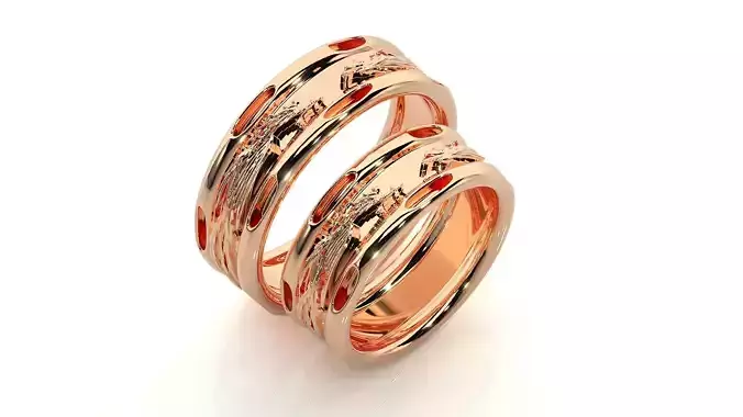 Band ring - NHAN LONG VOI Rong phung