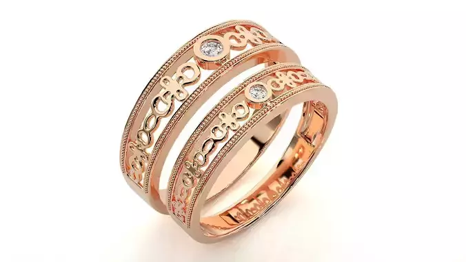 Band ring - 1333 3D print model
