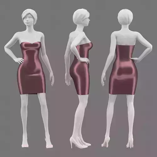 Female standing Pose Mannequin 01