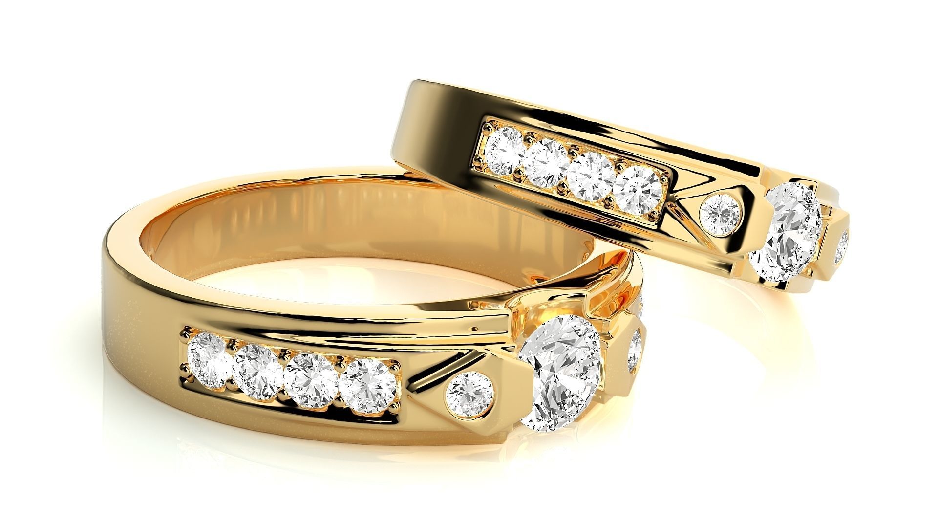 Band ring - s1  6133 3D print model_9