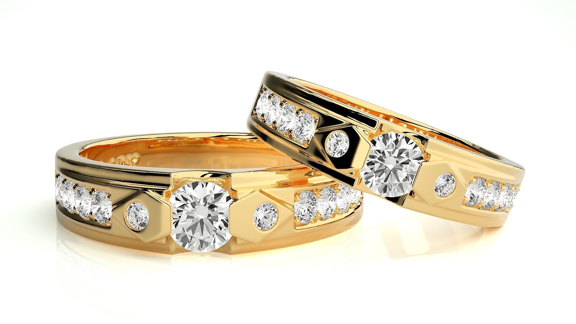 Band ring - s1  6133 3D print model_8