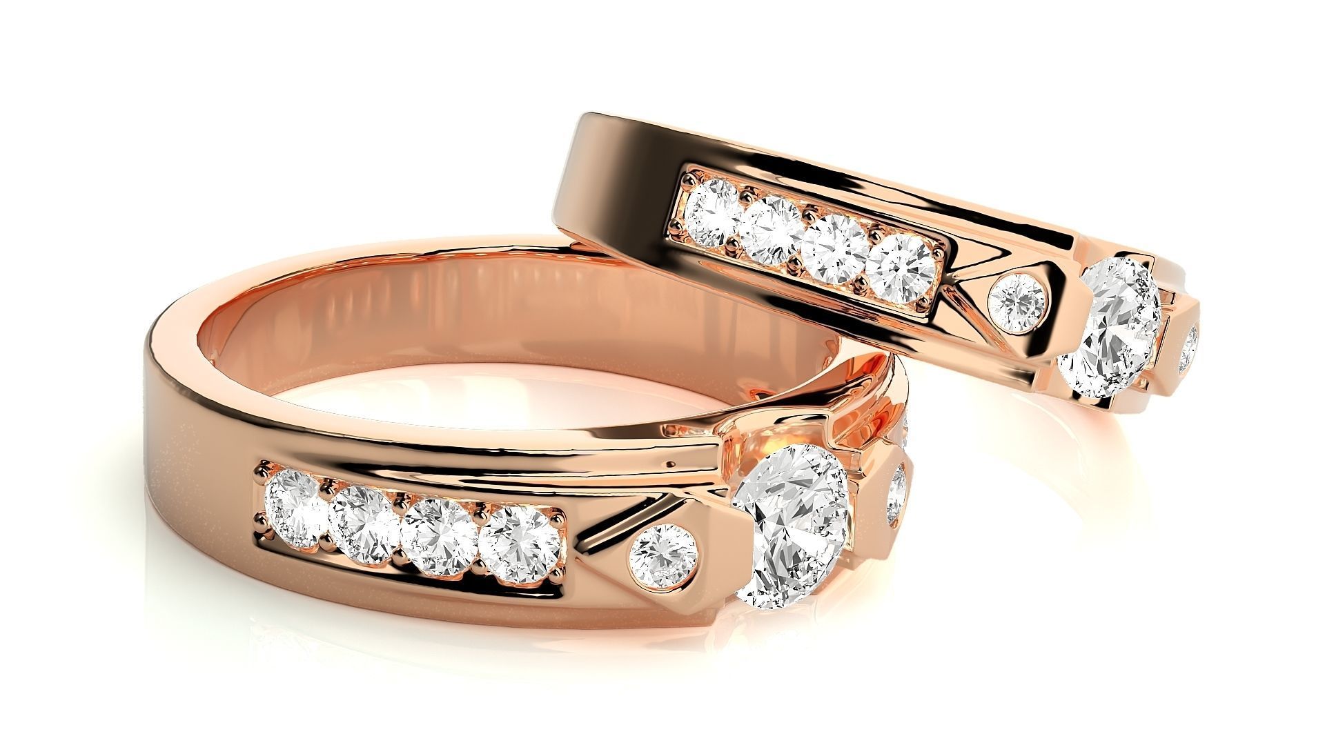 Band ring - s1  6133 3D print model_2