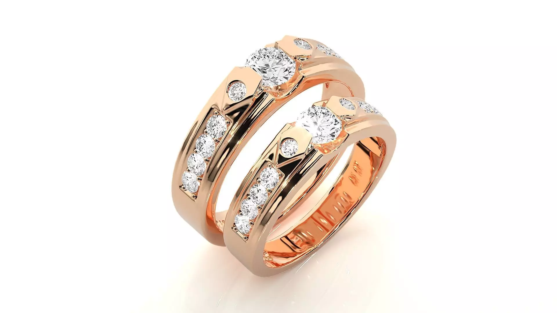 Band ring - s1  6133 3D print model_0