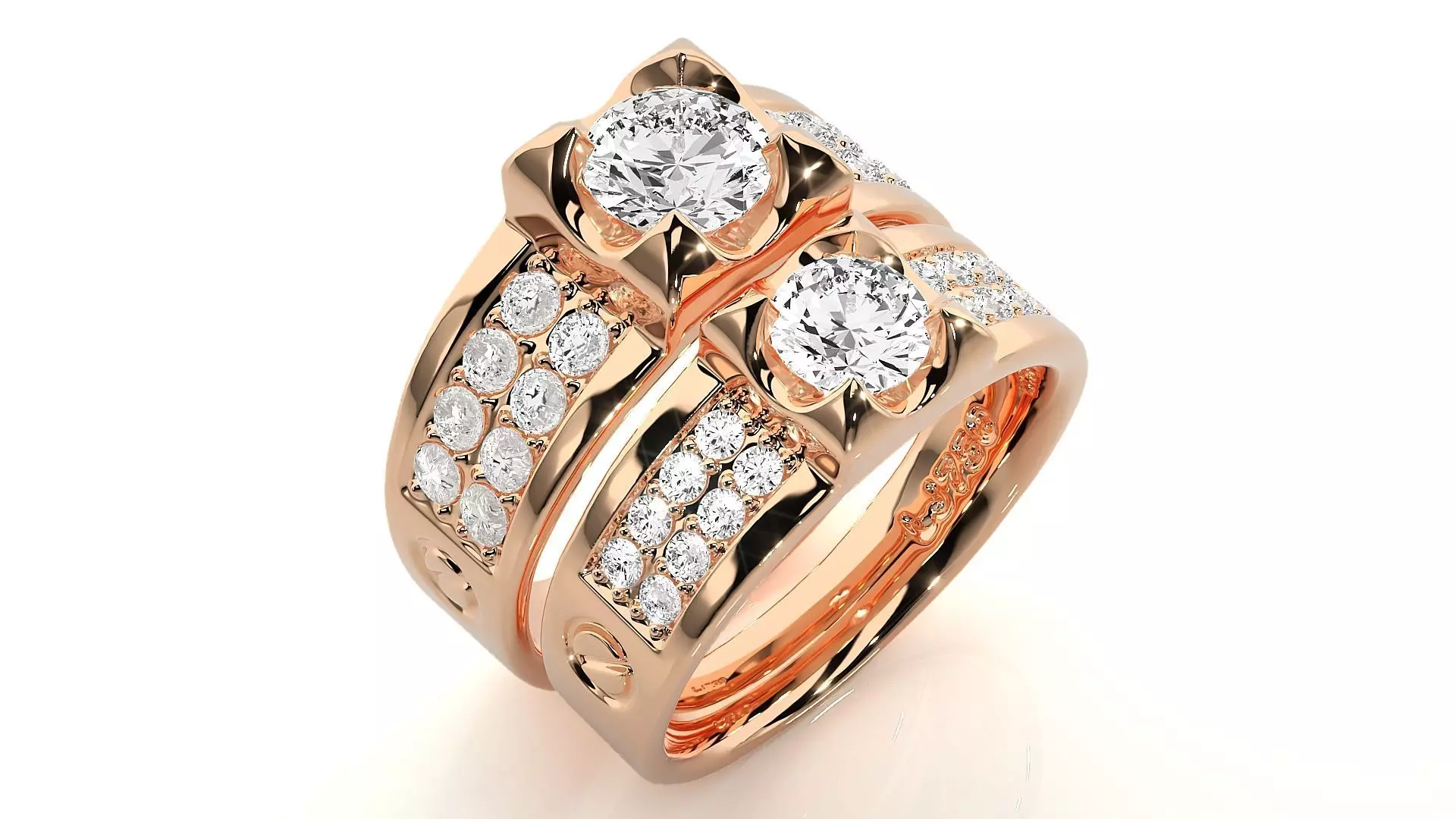Band ring - s1 6126 3D print model