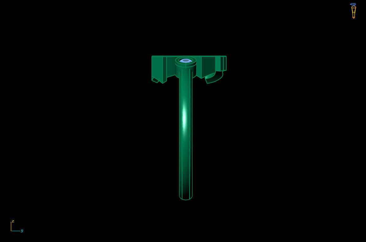 - Old English font ring K 3D print model_8