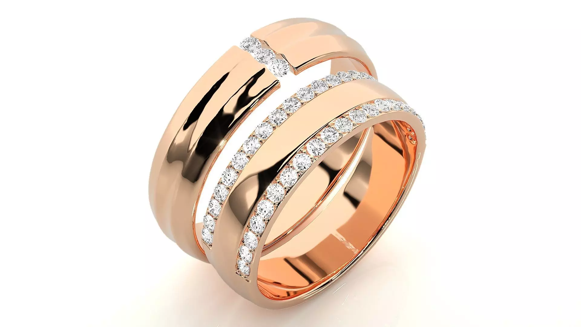 Band ring - s1 6125 3D print model