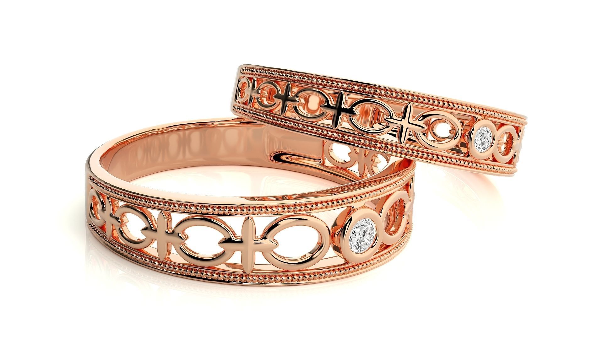 Band ring - s1  4785 3D print model_2