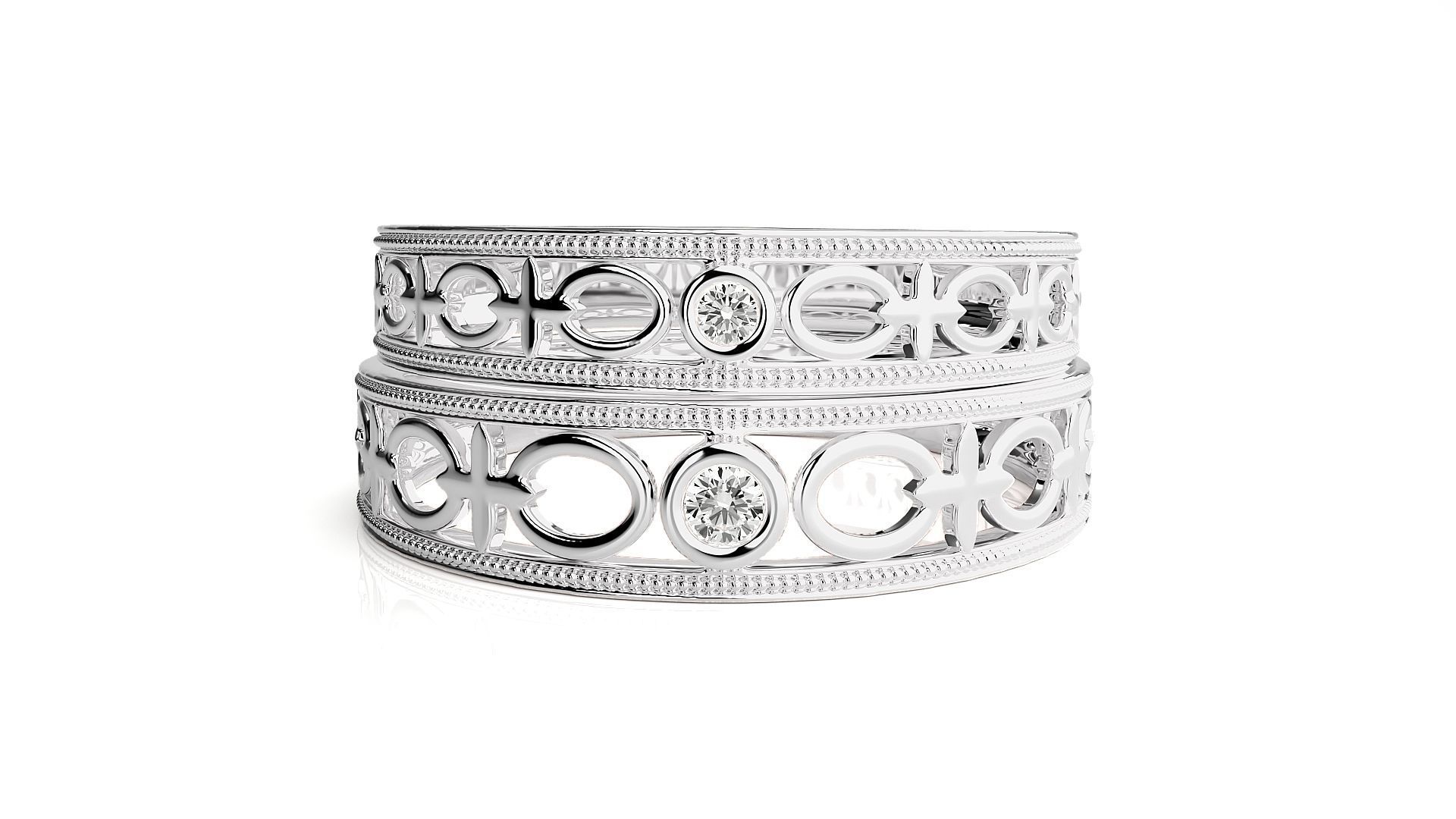 Band ring - s1  4785 3D print model_7