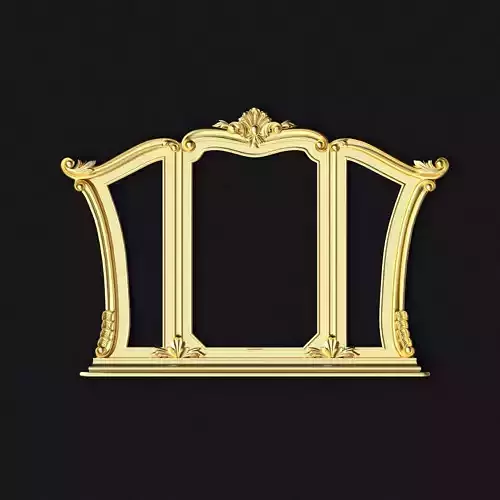 mirror ornate gold frame