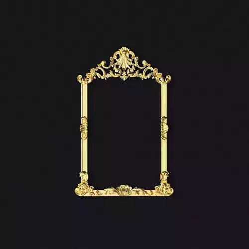 mirror gold ornate frame