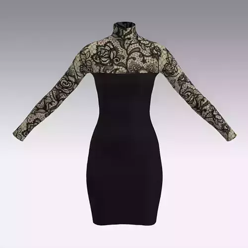 DRESS SMALL LACE DRESS