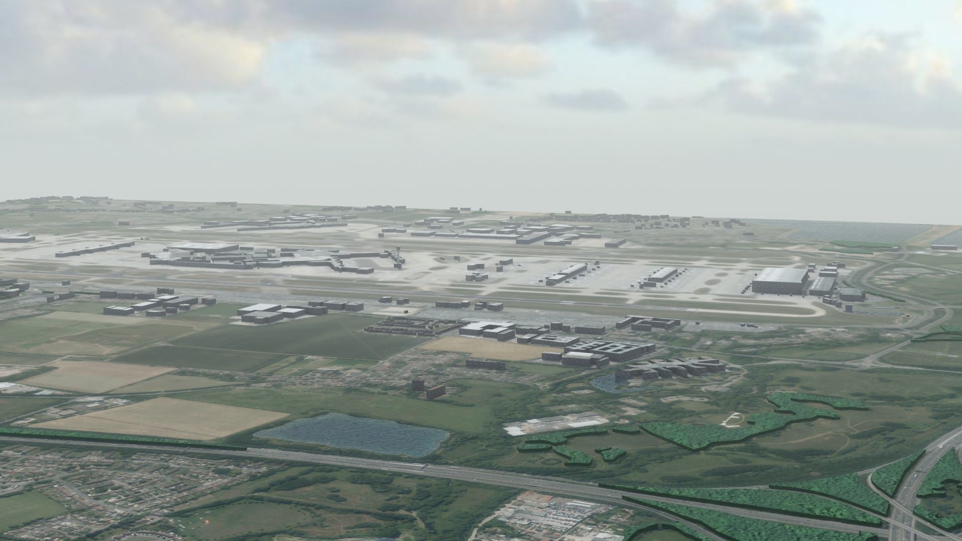 Heathrow Airport Low-poly 3D model_17