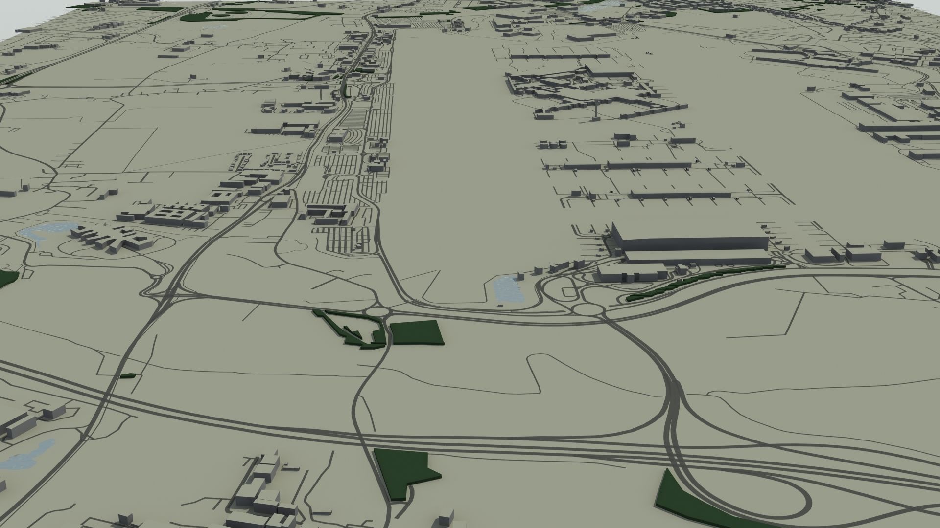 Heathrow Airport Low-poly 3D model_35