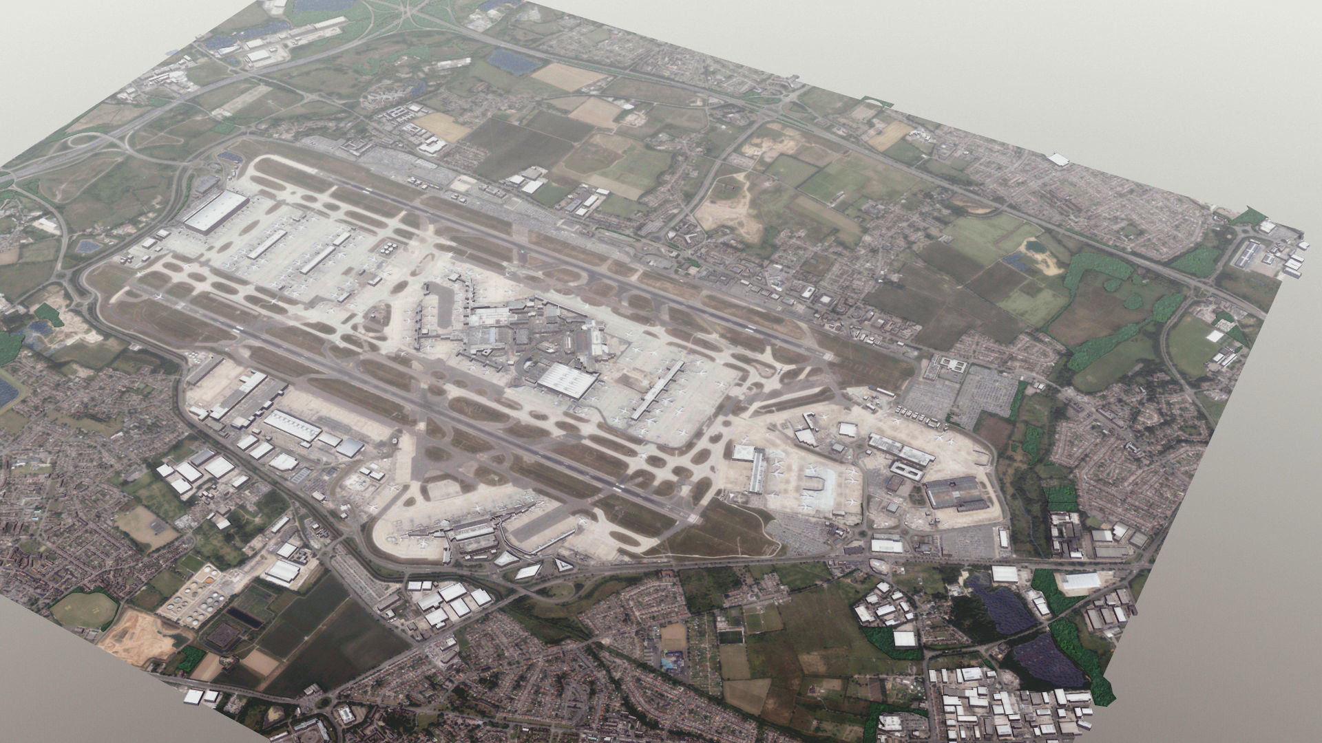 Heathrow Airport Low-poly 3D model_22