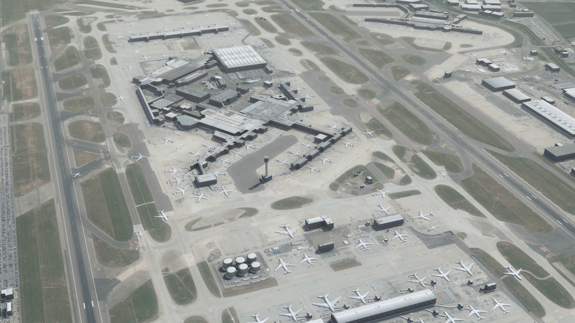 Heathrow Airport Low-poly 3D model_16