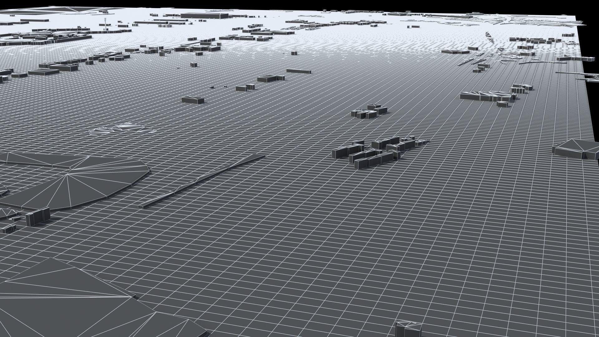 Heathrow Airport Low-poly 3D model_42