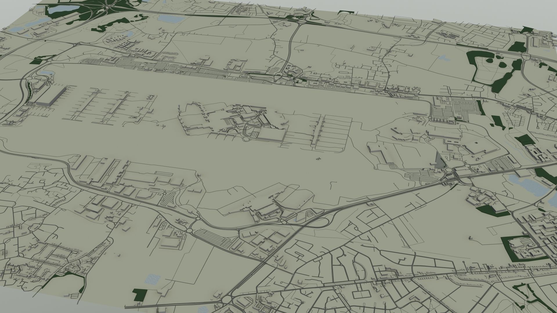 Heathrow Airport Low-poly 3D model_30