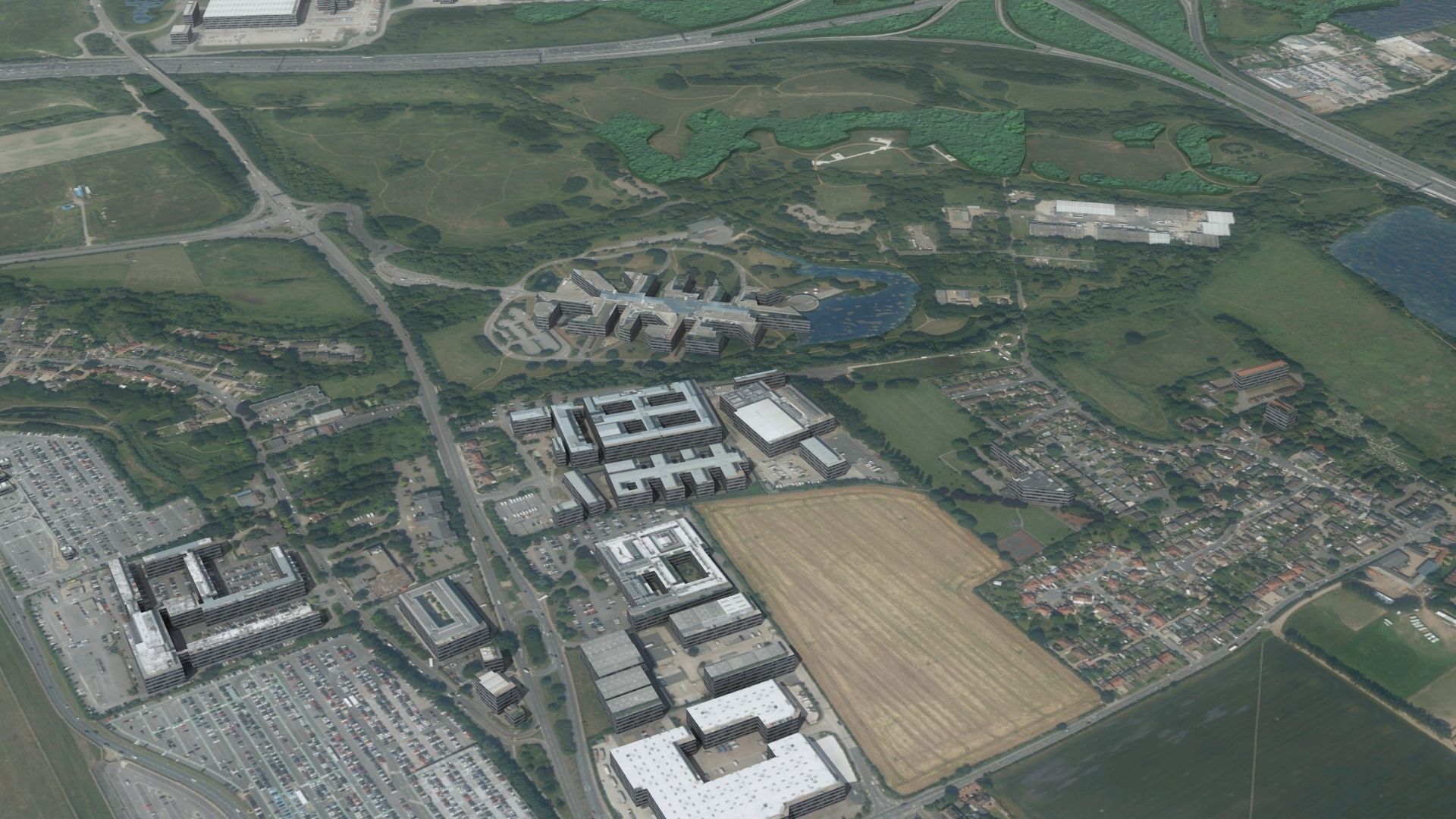 Heathrow Airport Low-poly 3D model_8