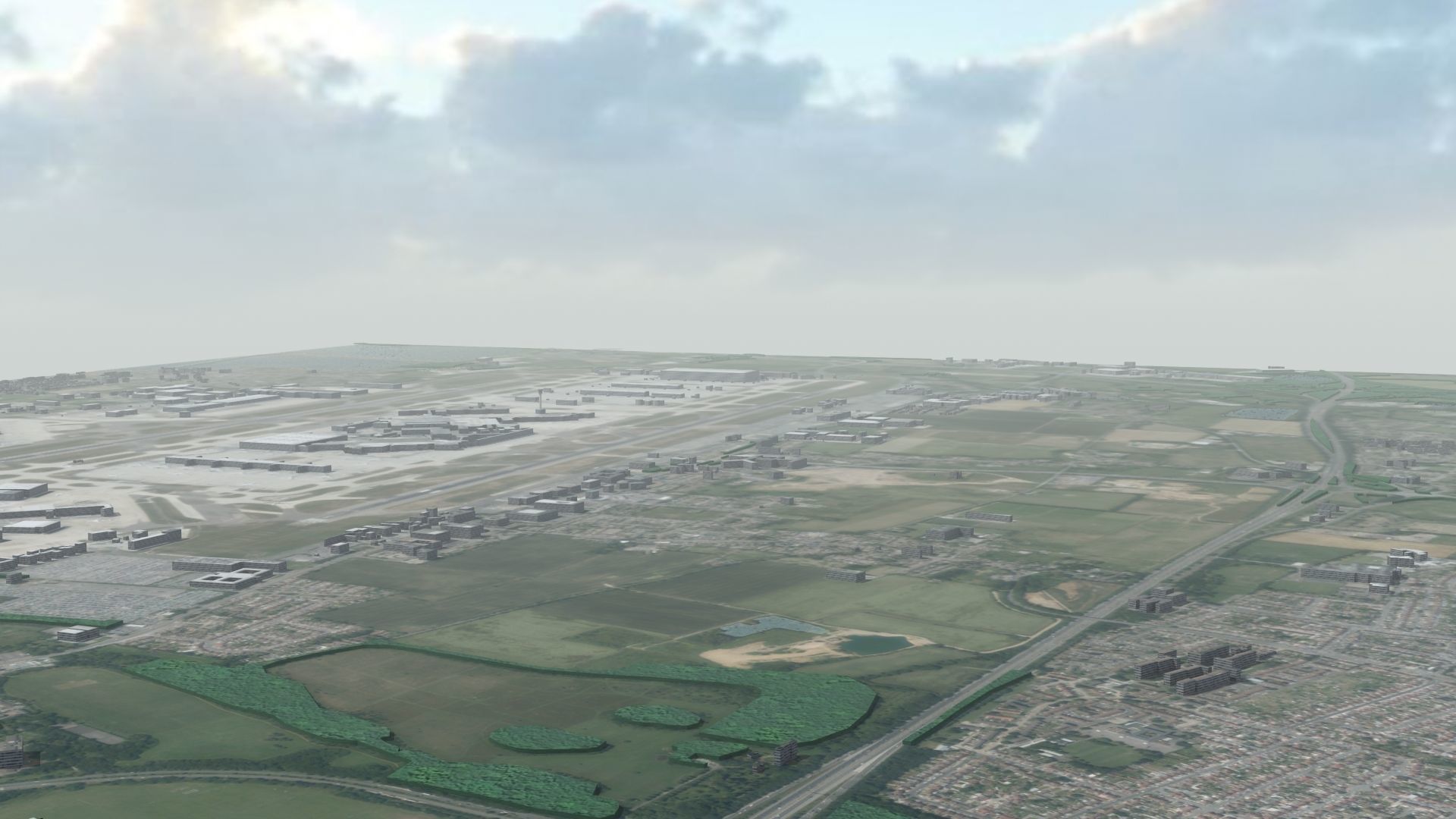 Heathrow Airport Low-poly 3D model_19