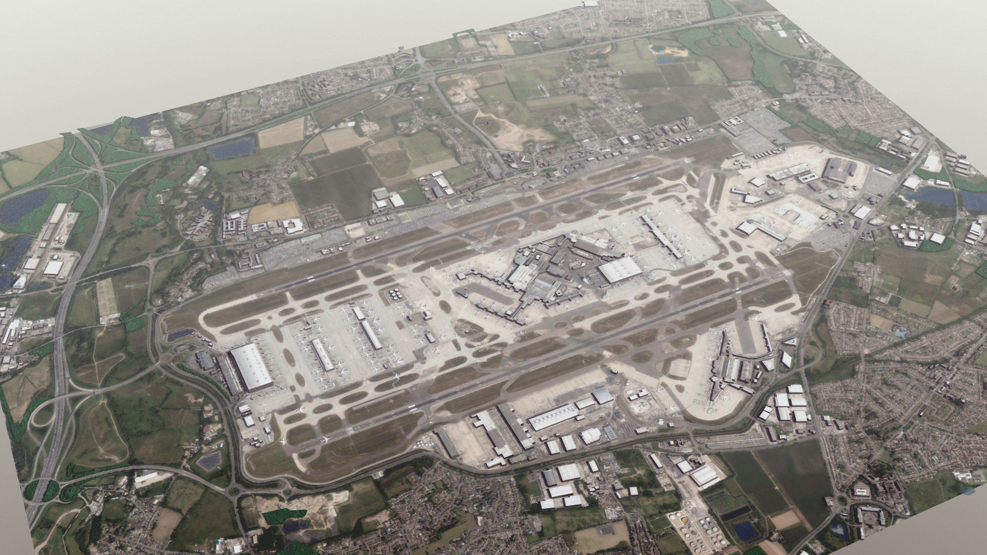 Heathrow Airport Low-poly 3D model_23