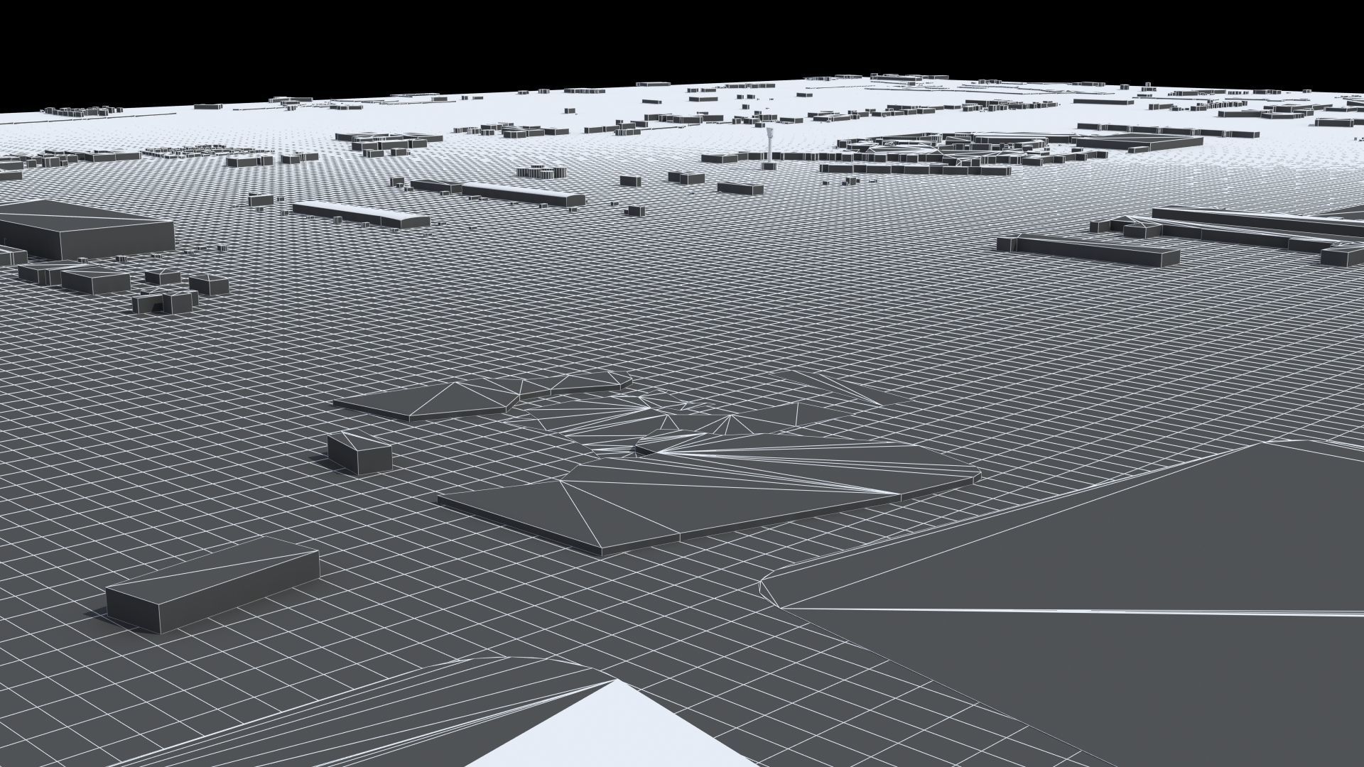 Heathrow Airport Low-poly 3D model_38