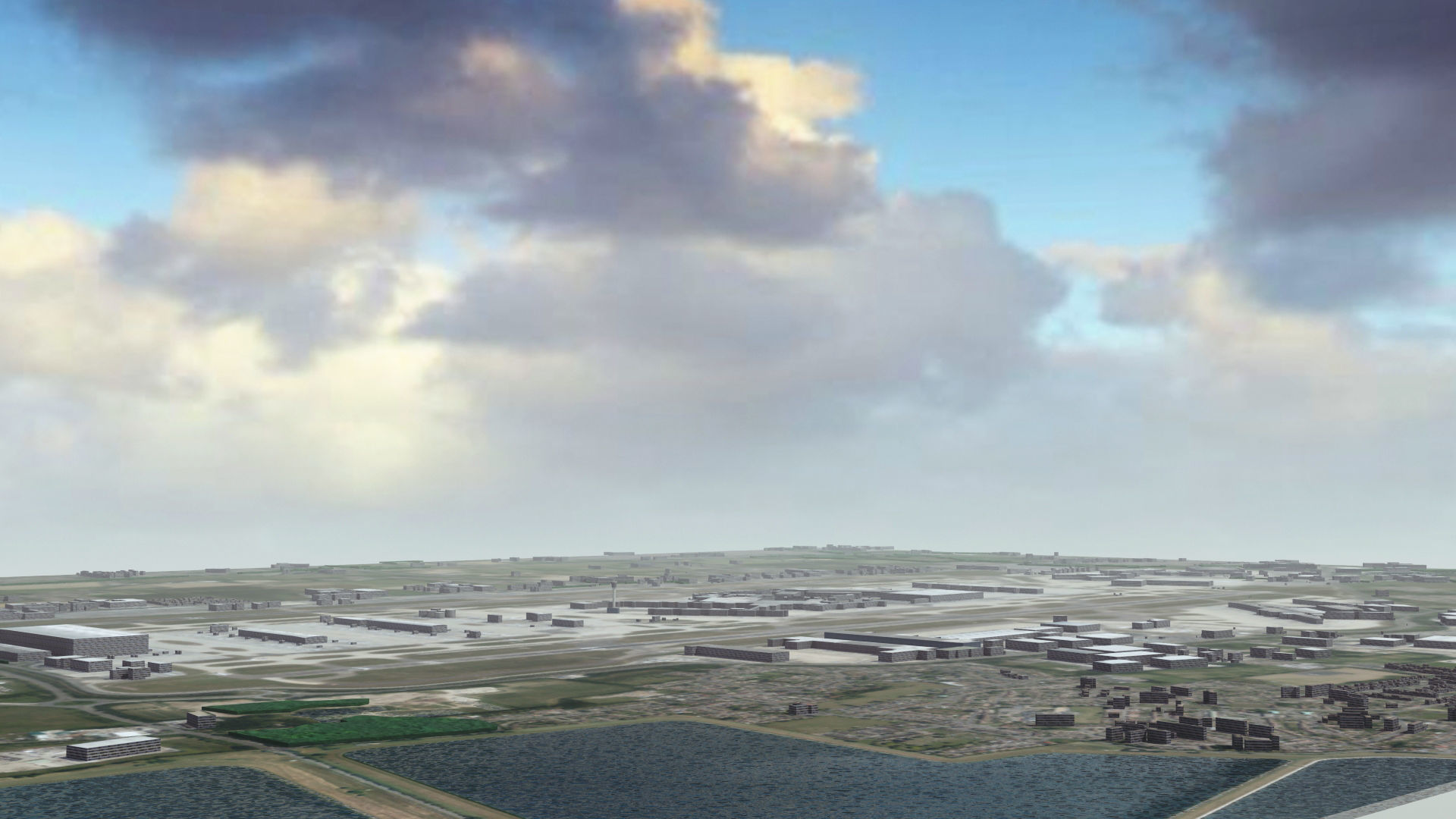 Heathrow Airport Low-poly 3D model_24