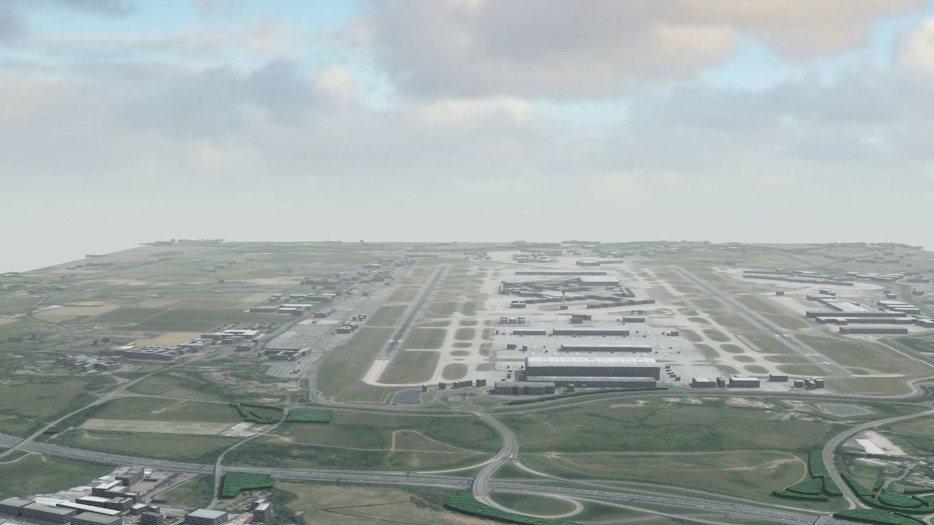Heathrow Airport Low-poly 3D model_18