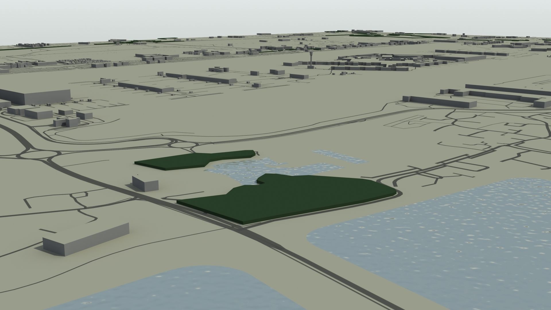 Heathrow Airport Low-poly 3D model_28
