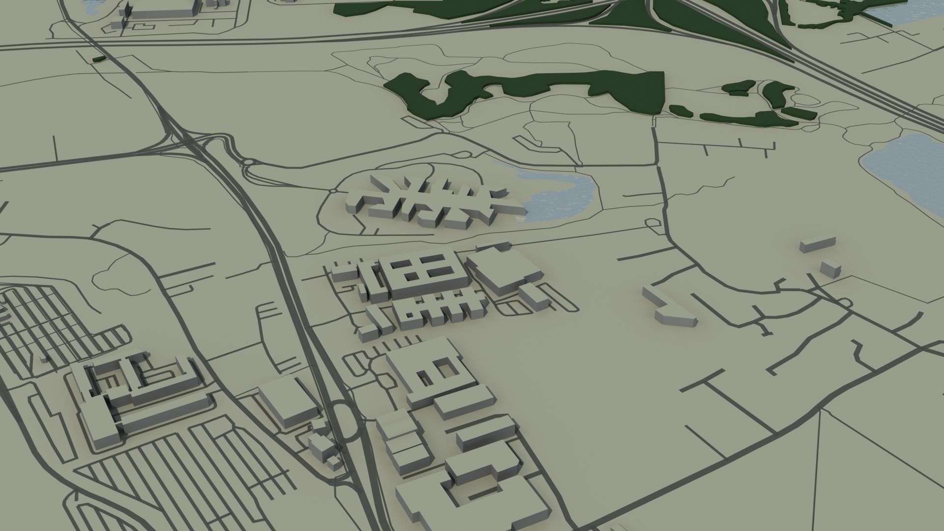 Heathrow Airport Low-poly 3D model_33