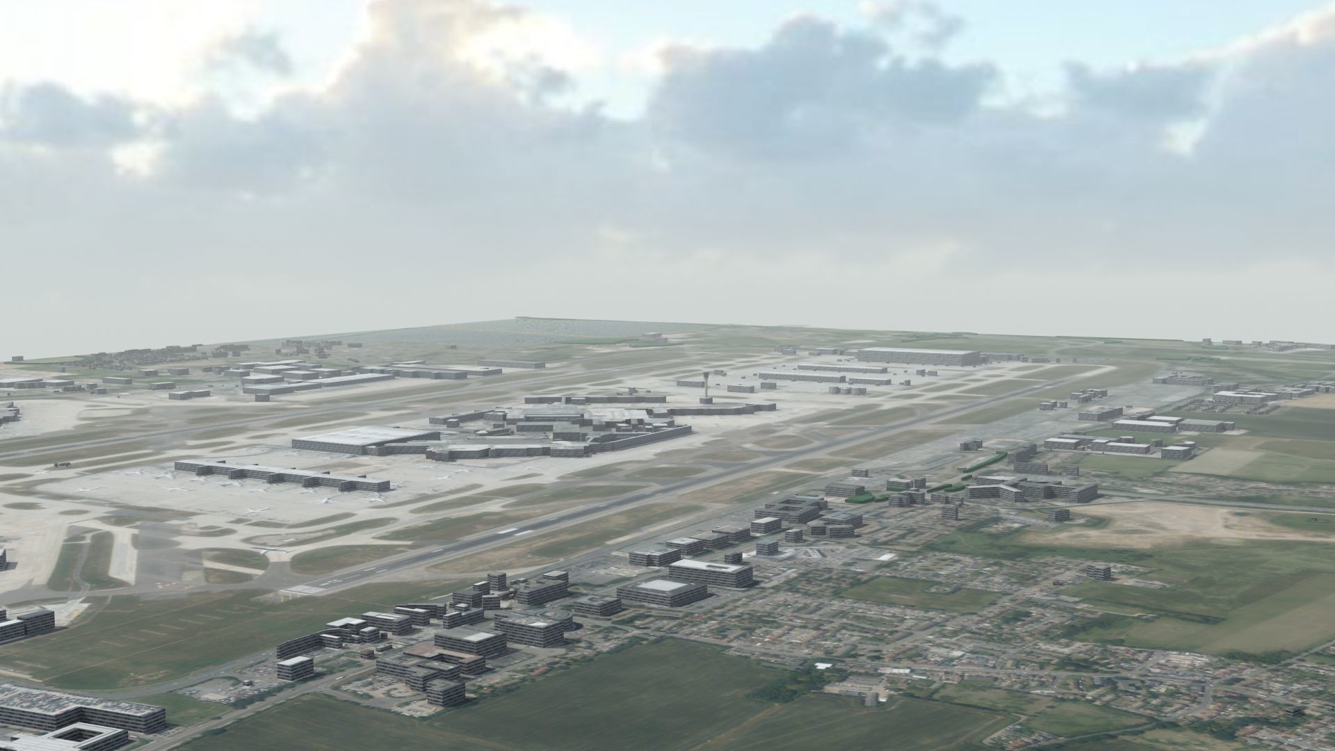 Heathrow Airport Low-poly 3D model_20