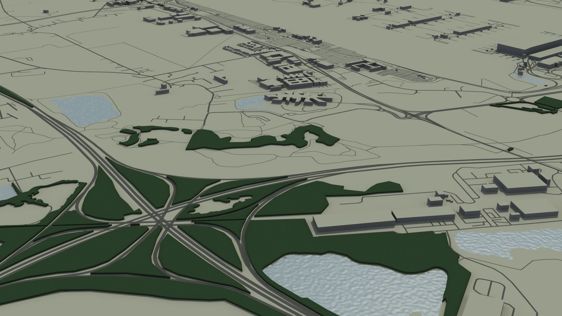 Heathrow Airport Low-poly 3D model_34
