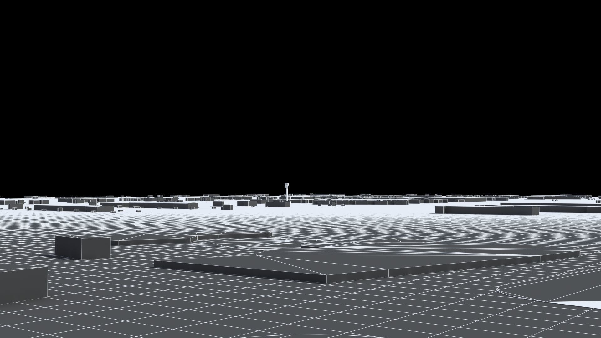 Heathrow Airport Low-poly 3D model_47