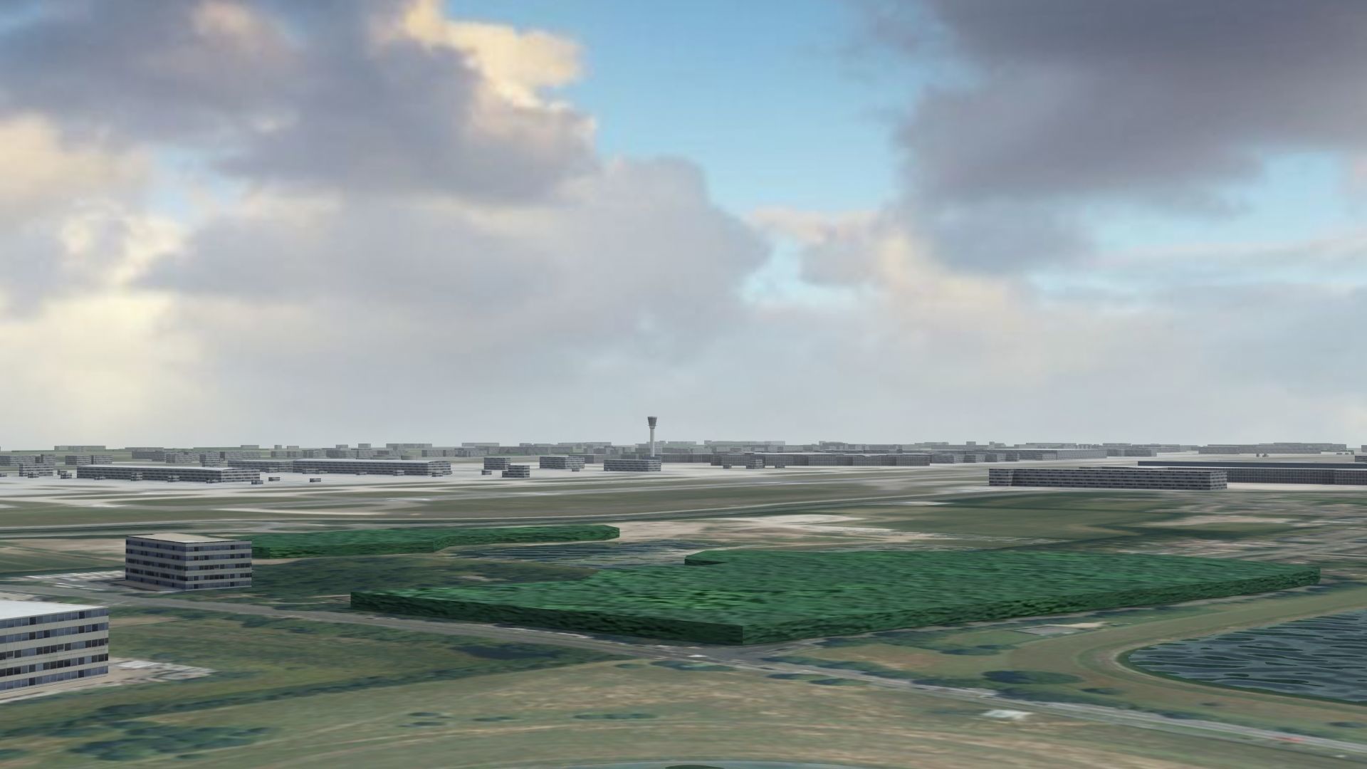Heathrow Airport Low-poly 3D model_12