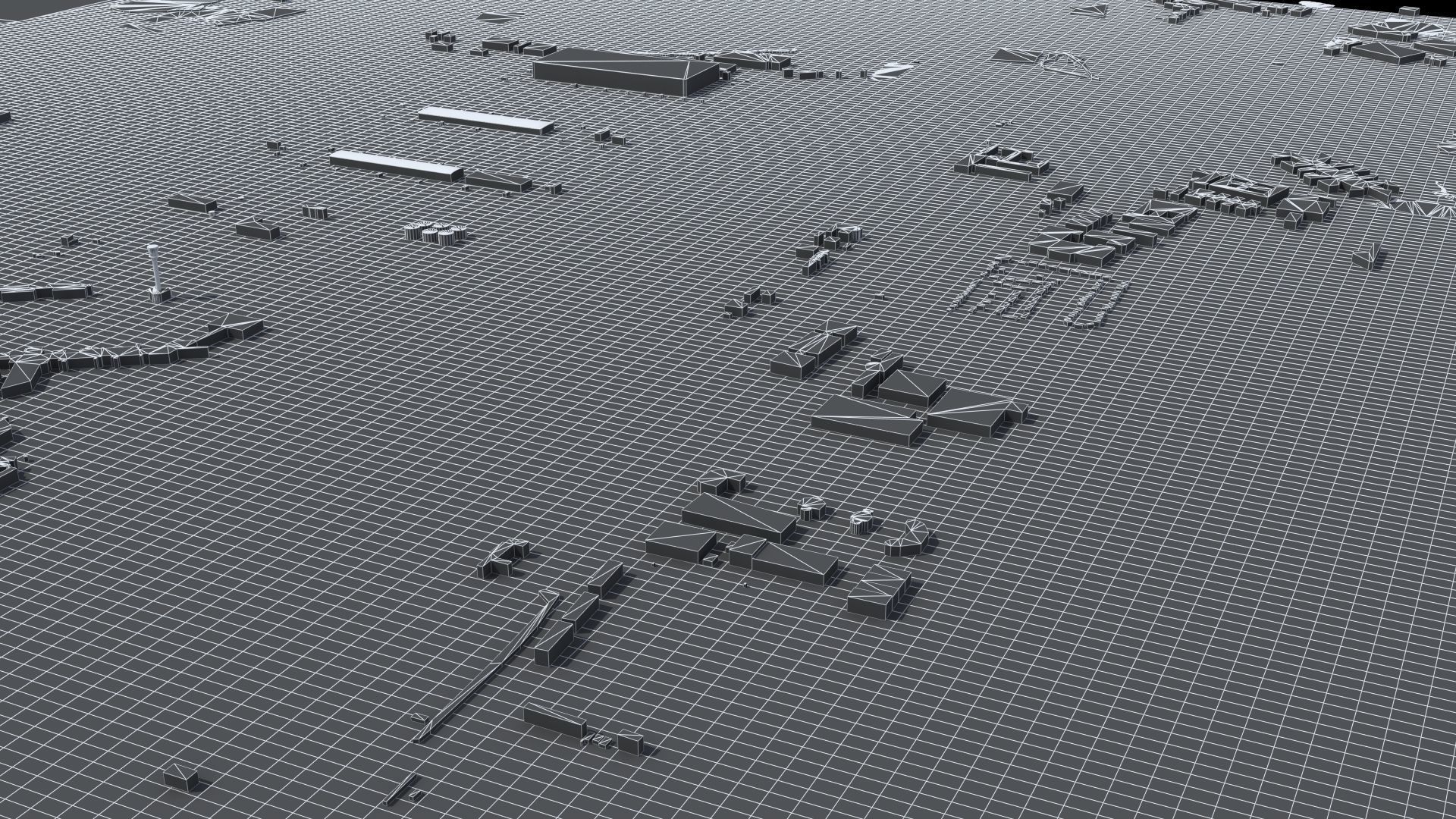 Heathrow Airport Low-poly 3D model_46