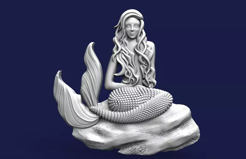 Mermaid CNC 3 3D print model