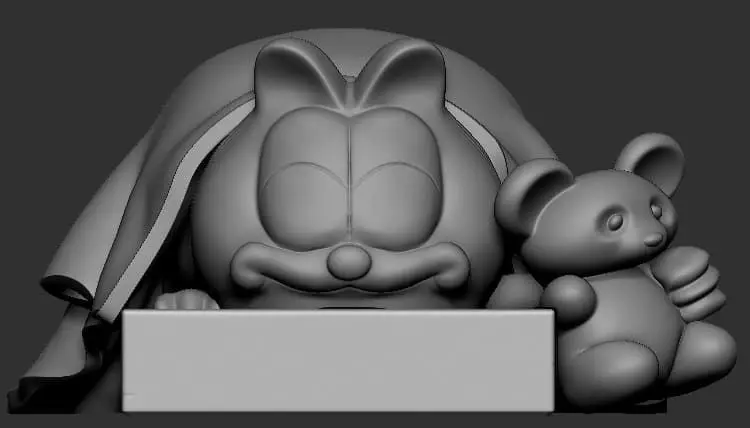 Garfield - Sweet Dreams 3D print model_0