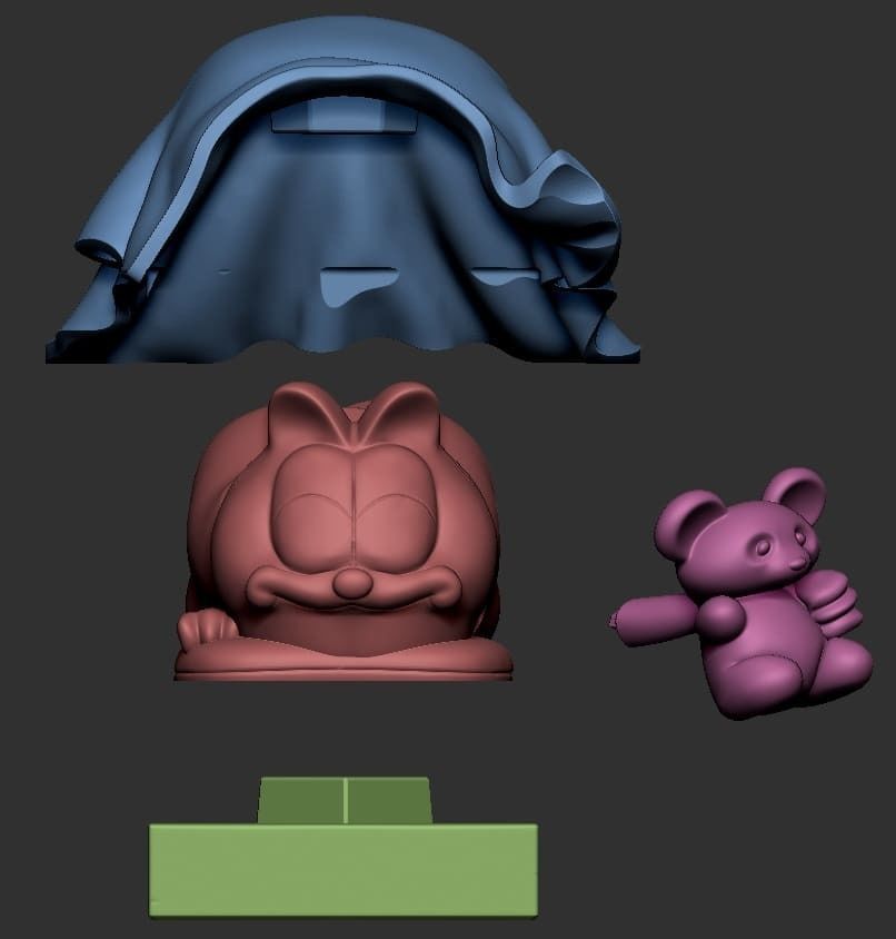Garfield - Sweet Dreams 3D print model_4