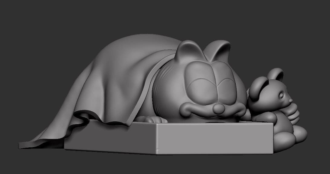 Garfield - Sweet Dreams 3D print model_1