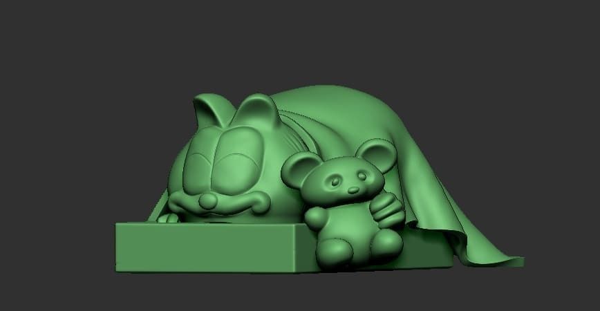Garfield - Sweet Dreams 3D print model_3