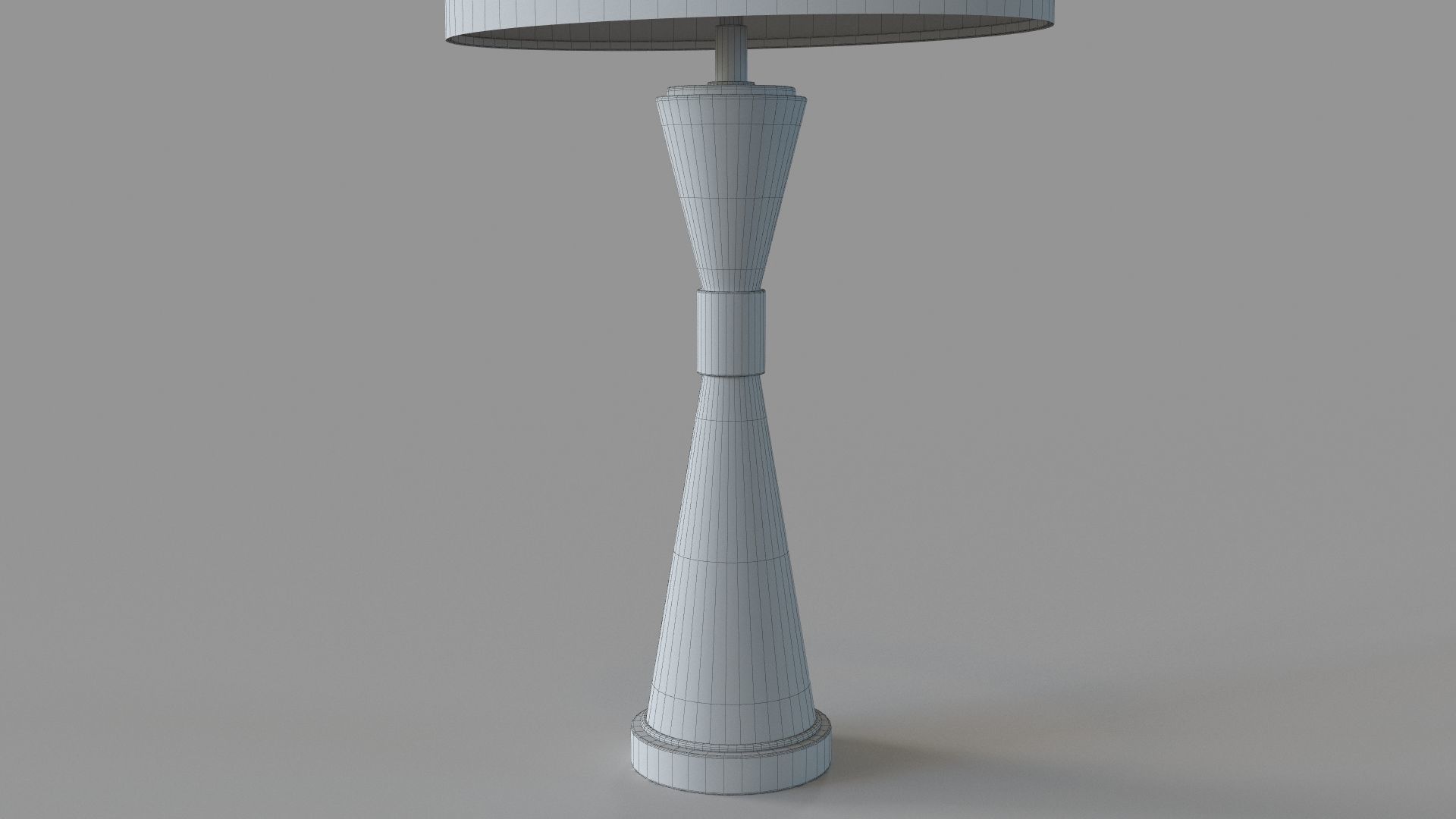 Alastair Marble Table Lamp Black 3D model_5