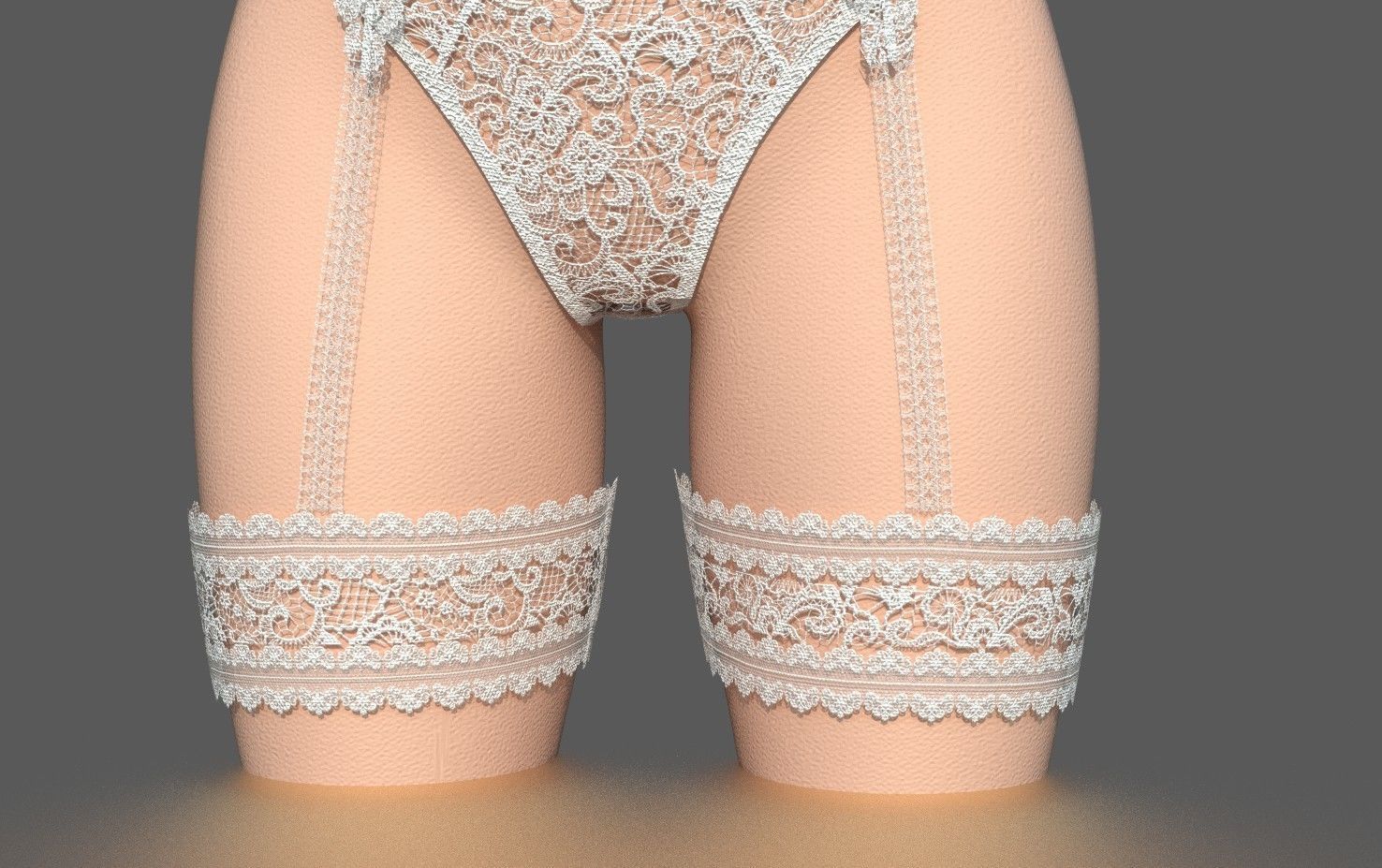 LINGERIE PACK Low-poly 3D model_10