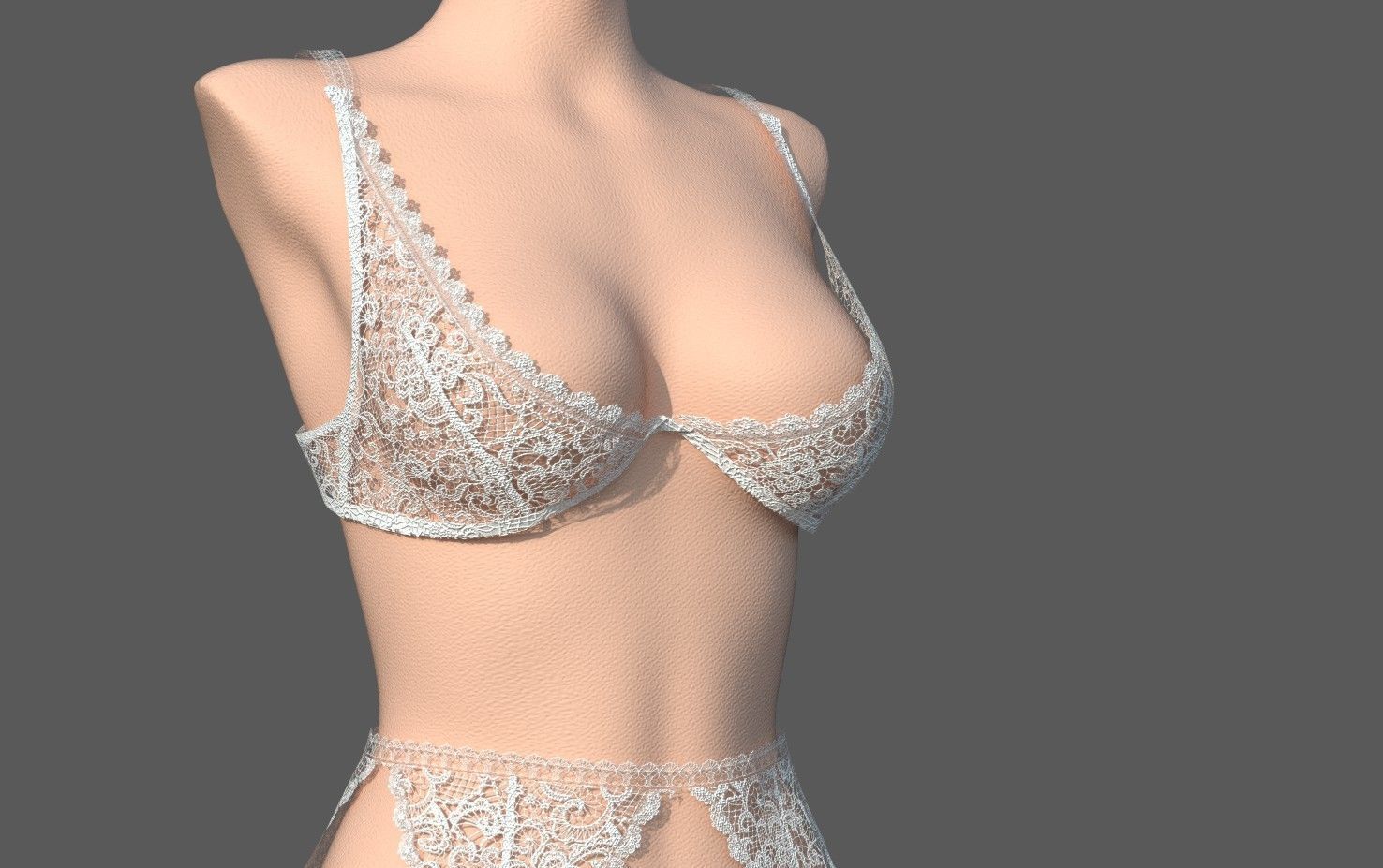 LINGERIE PACK Low-poly 3D model_8