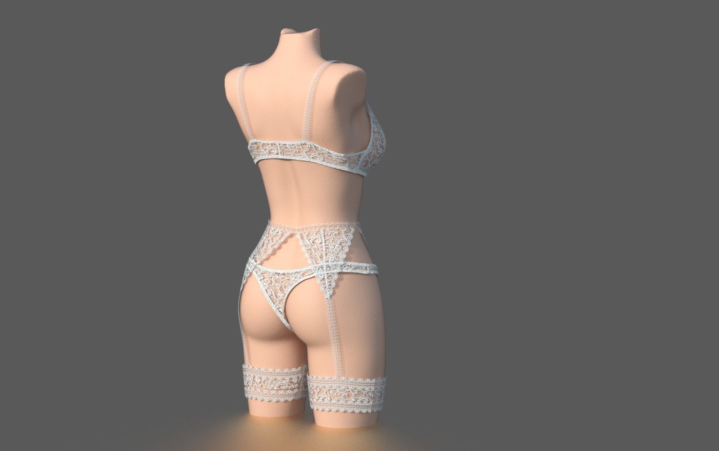 LINGERIE PACK Low-poly 3D model_7