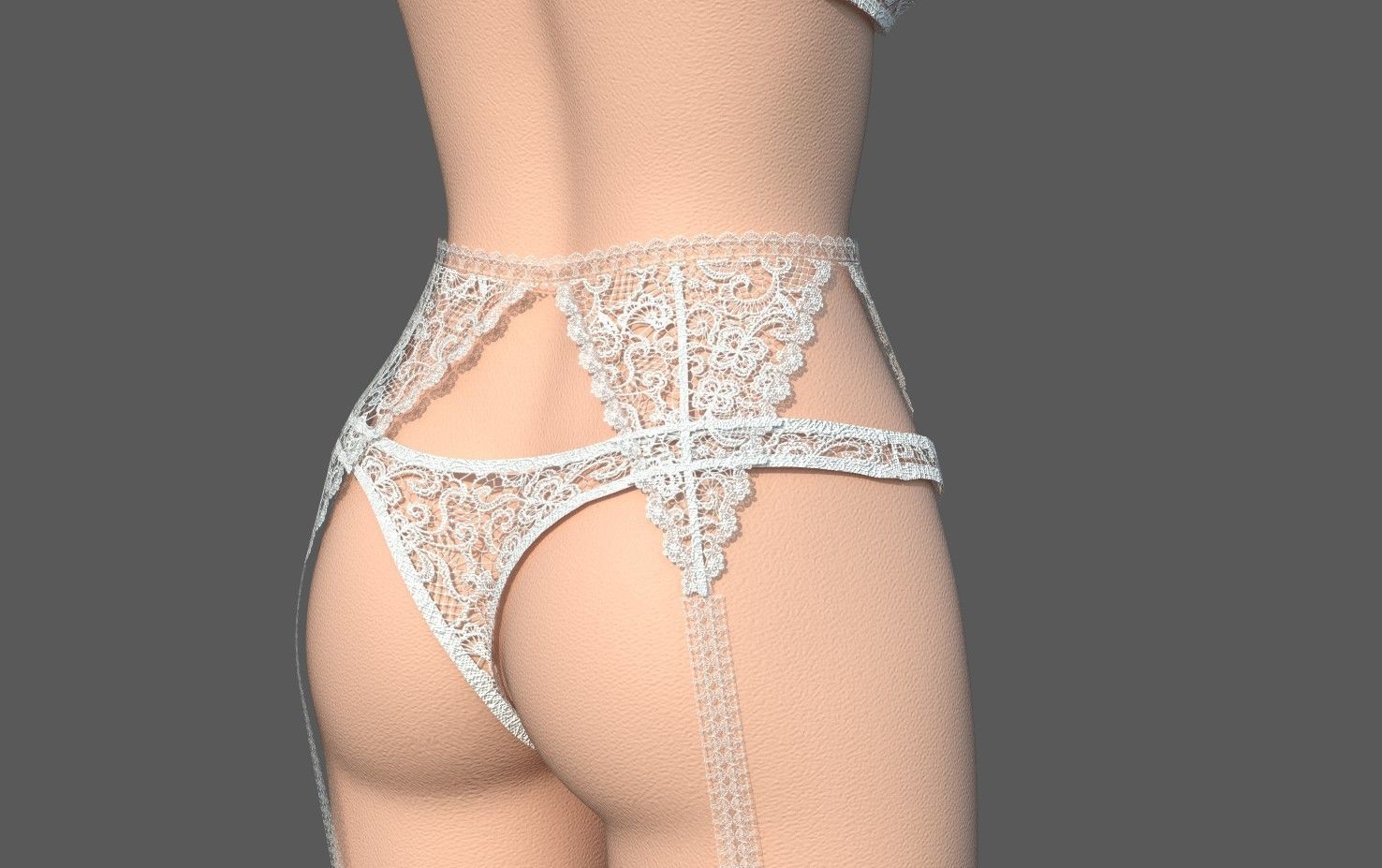 LINGERIE PACK Low-poly 3D model_9