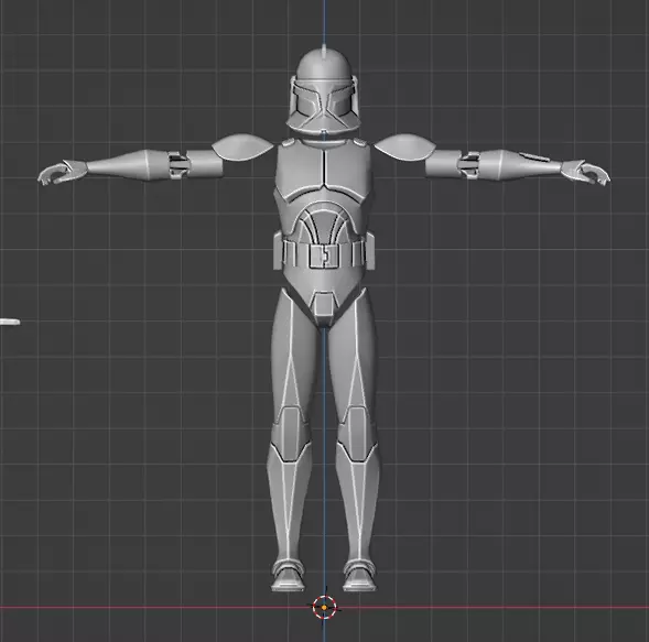 Phase 1 Animated 6 Inch Scale Clone Trooper Kit 3D print model_0