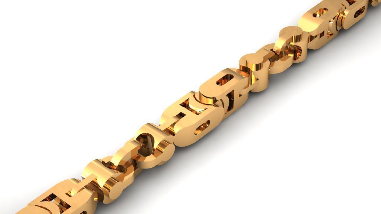 Eslabon para cadenas chain link E2016-8 3D print model 3D print model_2