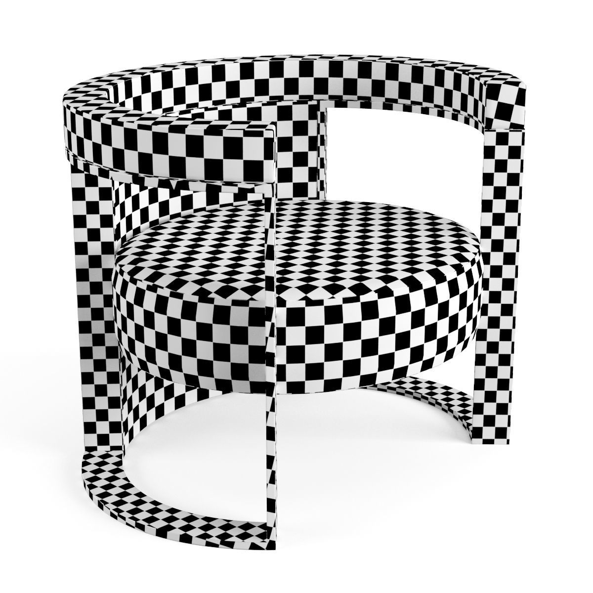 Roger Armchair by Fendi 3D model_5