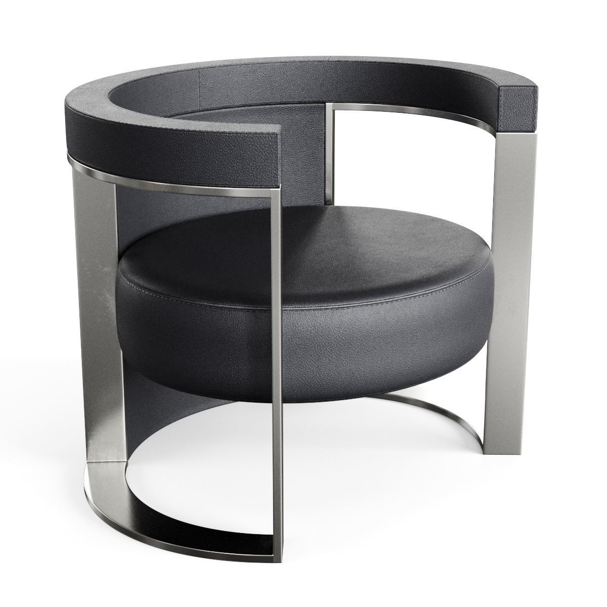 Roger Armchair by Fendi 3D model_3